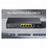Router 2in1 SMB VPN / AP Controller con 4 Porte PoE+, C200P