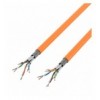 Matassa S/FTP, 4 coppie, Cavo Cat.7 Rame 100m Rigido PIMF Arancione ITP5-PIMF-0100