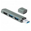 Hub USB 3.2 Gen2 3 Porte tipo A compatto IUSB32-HUB3P23