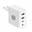 Caricatore Alimentatore 2 Porte USB-C™ e 2 Porte USB-A da Muro 100W per Smartphone o Tablet