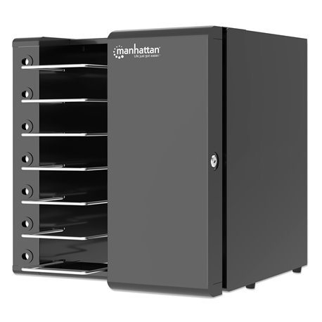 Armadietto di Ricarica da Scrivania/Parete 7 Alloggiamenti fino a 16'' I-CABINET-7AC-SLIDE