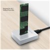 Docking Station per SSD M.2 NVMe (PCIe) USB 3.2 Gen 2, Silver
