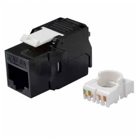 Frutto Keystone RJ45 Cat.6A UTP Toolless Nero 3µ IWP-MD C6A/BKI3