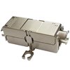 Accoppiatore Modulare Cat.6A RJ45 F/F STP 3µ Grigio