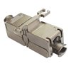 Accoppiatore Modulare Cat.6A RJ45 F/F STP 3µ Grigio