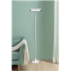 Lampada LED da Pavimento con Altezza Regolabile, Bianca