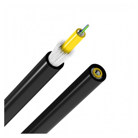 Cavo Loose Antiroditore da Esterno 4 fibre 50/125 OM3 Nero ICOC FOIRL-4FB/OM3ES