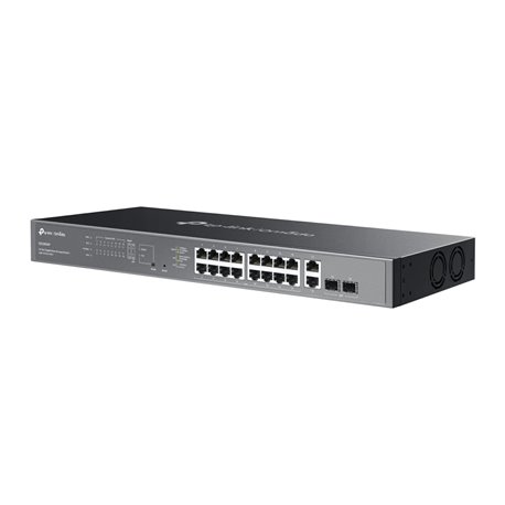 Switch 20 Porte Gigabit Easy Managed con 16 Porte PoE+ e 2 SFP