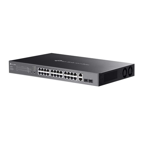 Switch 28 Porte Gigabit Easy Managed con 24 Porte PoE+