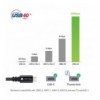 Cavo USB 4 Gen 3 Type-C™ Thunderbolt M/M E-Mark 8K 40Gbps 100W PD 0,8m Nero ICOC MUSB40-CMCM08