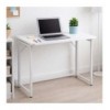 Scrivania Pieghevole per Computer Bianca ICA-TB 123FOL