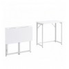 Scrivania Pieghevole per Computer Bianca ICA-TB 123FOL