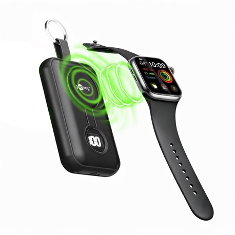 Power Bank Wireless Magnetico per Apple Watch con LED 2.500 mAh 2