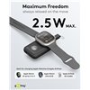 Power Bank Wireless Magnetico per Apple Watch con LED 2.500 mAh 2,5W Nero