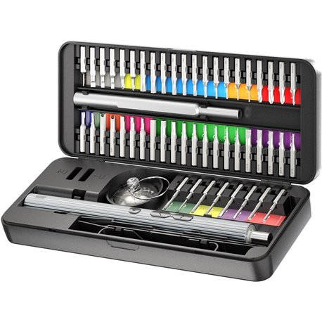 Set Cacciavite Elettrico 58in1 con 50 Punte di Precisione I-TOOL-ES58