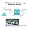 Kit Adattatori di Rete Powerline AV2 1000 Mbps con Porta Gigabit