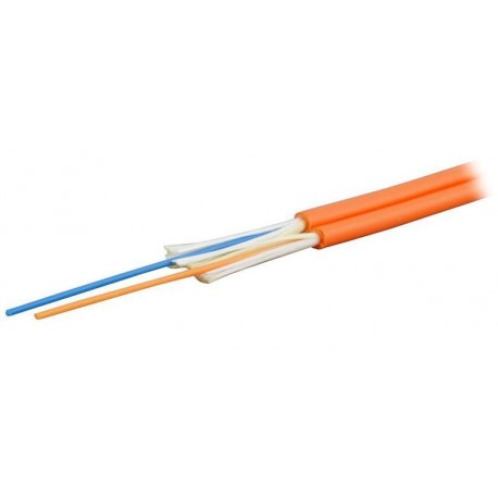 Cavo Zip Cord 2 Fibre Multimodale 50/125 OM2 2.9x5.8 mm Arancione ICOC FOIRL-BF/50