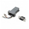 Adattatore Modulare DB 9p.F / RJ45 8 fili