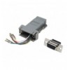 Adattatore Modulare DB 9p.F / RJ45 8 fili