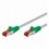 Cavo di rete Patch Cross in Rame Cat. 5e Verde/Grigio SF/UTP 15 mt