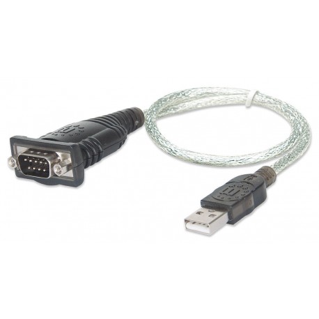 Convertitore Adattatore Manhattan da USB a Seriale 45cm in Blister IDATA USB-SER-2