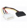 Cavo alimentazione SATA Molex 4pin M/SATA 15pin F