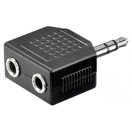 Adattatore Audio 3.5mm Stereo 1M/2F IADAP AU-3M23F