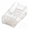 Plug Modulari RJ45 Cat5E per Cavo Rigido UTP