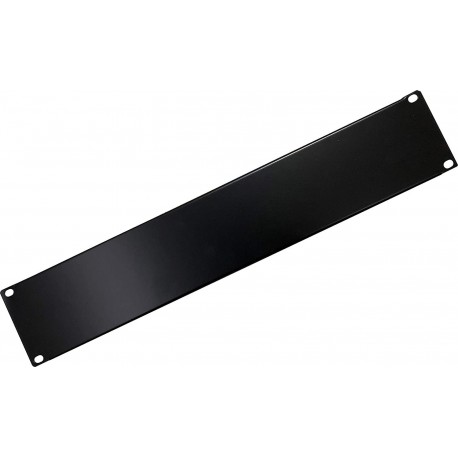 Pannello Cieco per Armadi Rack 19'' Nero 2 Unità I-CASE BLANK-2-BK