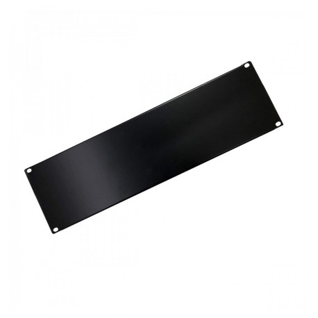 Pannello Cieco per Armadi Rack 19'' Nero 3 Unità I-CASE BLANK-3-BK