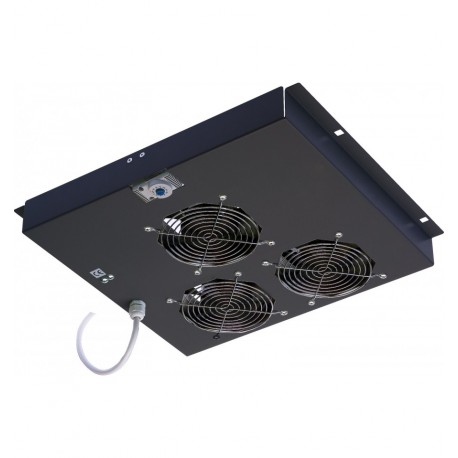 Gruppo 3 Ventole Soffitto con Termostato per Armadi Rack I-CASE FAN-10