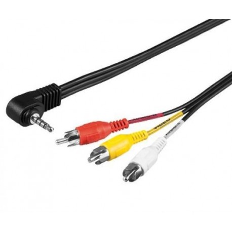 Cavo audio Video Videocamera - 3RCA a 1 Jack 3.5 mm 1