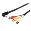 Cavo audio Video Videocamera - 3RCA a 1 Jack 3.5 mm 1