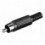 Connettore Audio RCA Maschio in plastica, Nero