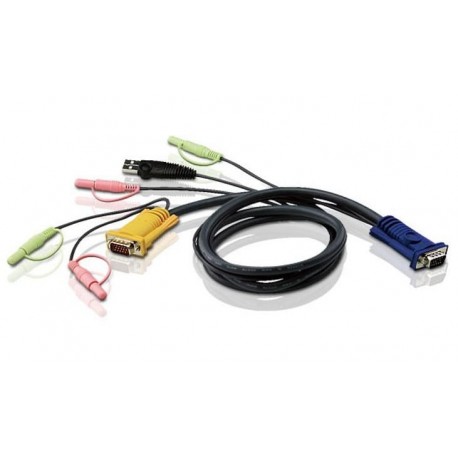 Cavo per KVM HD15 a USB con Audio 3m