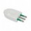 Spina 2P+T 10A Bianco