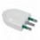 Spina 2P+T 16A Bianco
