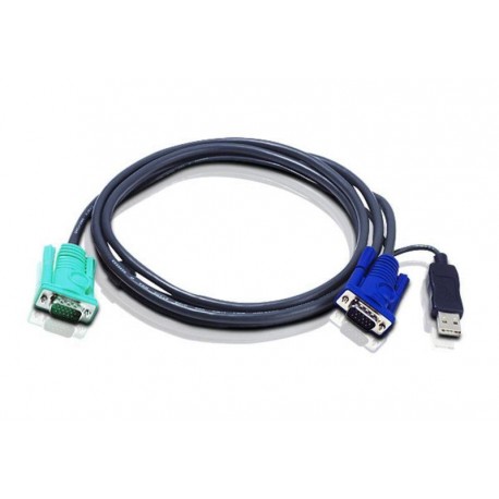 Cavo per KVM 15 HD Poli a 15 Poli e USB