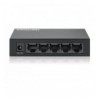 Switch Hub ethernet 10/100Mbps 5 porte desktop in metallo