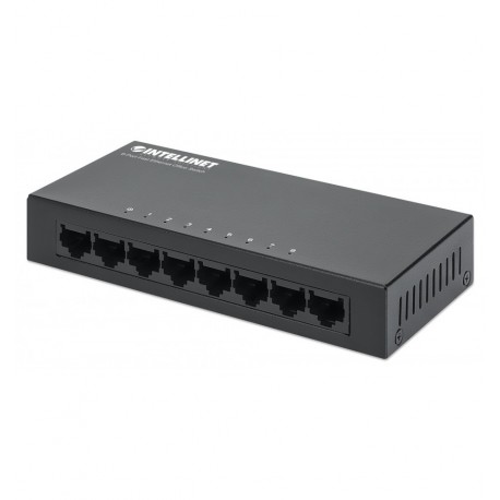 Switch Hub Ethernet 10/100Mbps 8 Porte Desktop in Metallo I-SWHUB-080ME