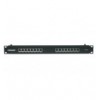Pannello patch STP 16 posti RJ45 cat. 6
