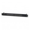 Pannello Patch Cat5e Schermato I-PP 16-RS-BK