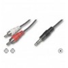 Cavo Stereo Jack 3, 5 mm a 2 x RCA maschio 3 mt