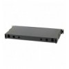 Cassetto Rack 19'' Fibra Ottica 12 porte SC Duplex Nero