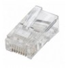 Confezione 100 Plug RJ45 UTP per Cavo Flessibile Cat.5E