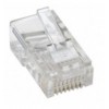 Confezione 100 Plug RJ45 UTP per Cavo Flessibile Cat.5E