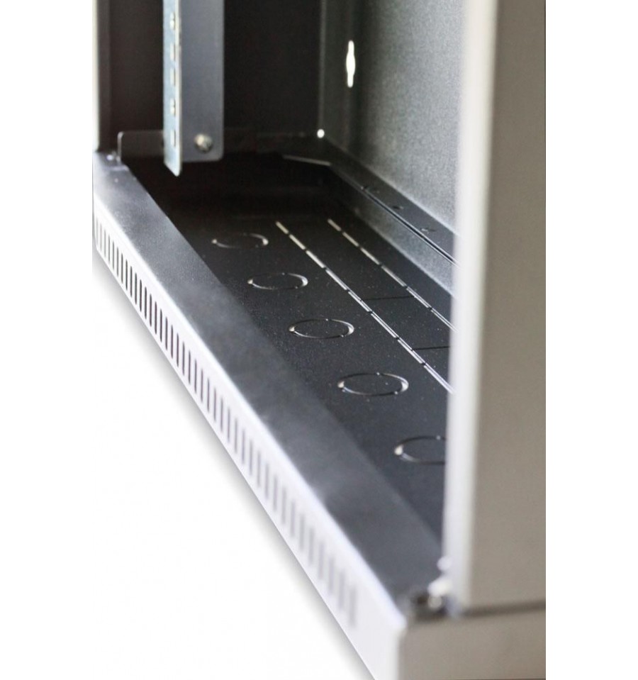 Armadio Rack 19" A Muro 9 Unità Due Sezioni Nero - INTELLINET - I-CASE