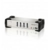 KVM VGA audio Switch 4 porte USB/PS2 OSD