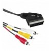 Cavo Audio video Scart RCA 2 Mt IN/Out