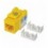 Frutto Keystone RJ45 Cat.6 UTP non schermato Giallo